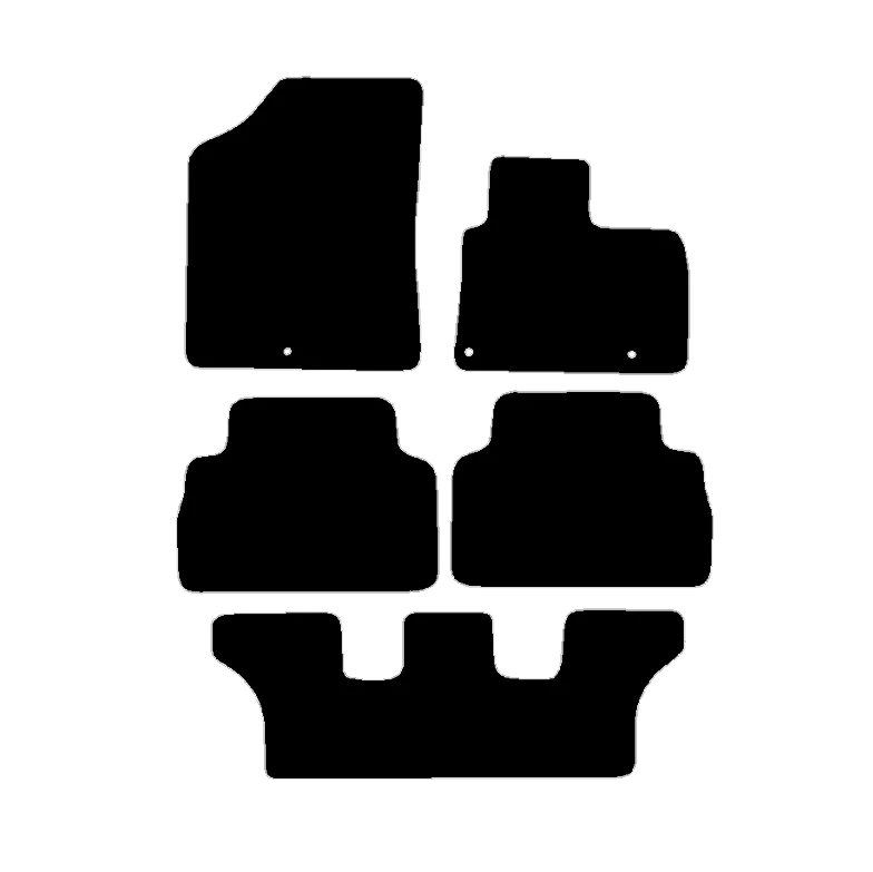 Hyundai Santa Fe 2021 to 2024 Hybrid Driver clip spacing 34cm apart Car Mats