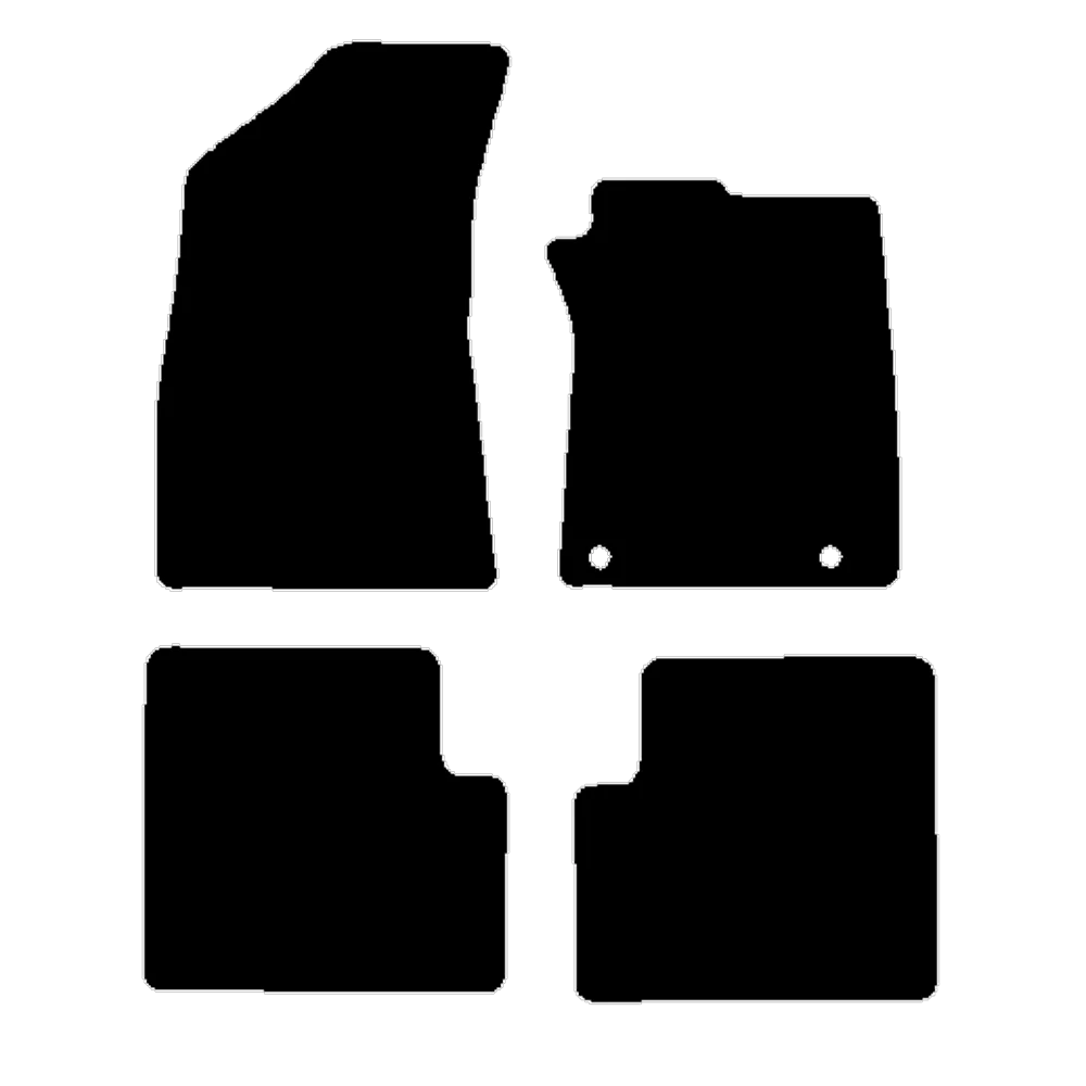 MG ZS 2024 to Current No clips in passenger 30cm driver clip spacing Car Mats